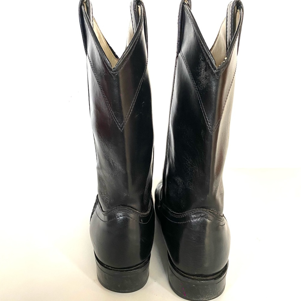 LAREDO Ladies Vintage Black Leather Ropers - Picture 5 of 7